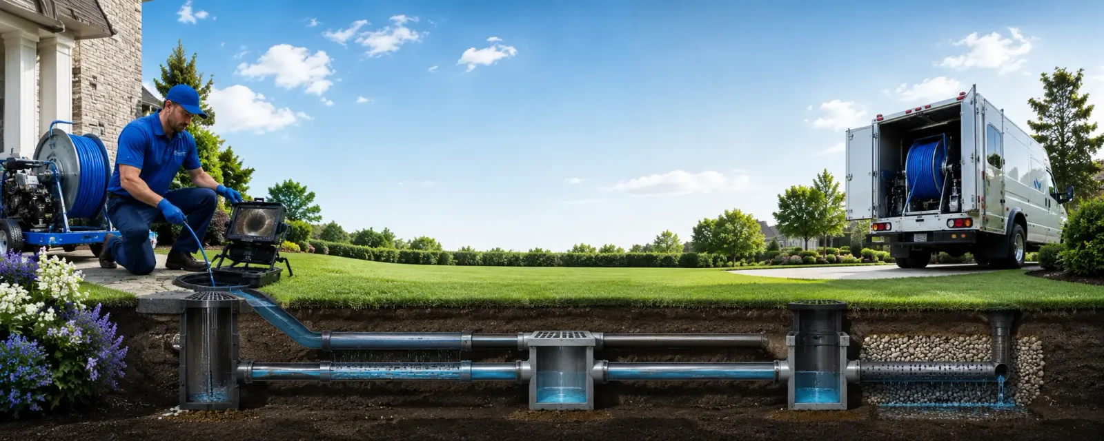 Outdoor drain cleaning information for Mound City, KS